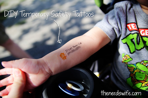 Diy Temporary Safety Tattoos The Nerd S Wife