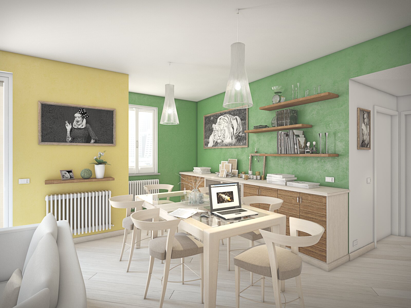 Progetto Cucina Soggiorno Open Space