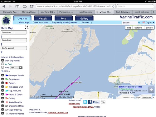 Boat delivery to NERYC by hergan family