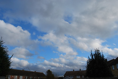 Wolken über der Wife of Bath Hill