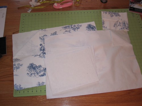 The cut fabric