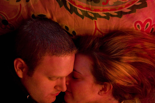 i find the glow of Christmas lights horribly romantic