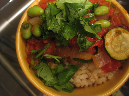 Egyptian Edamame Stew