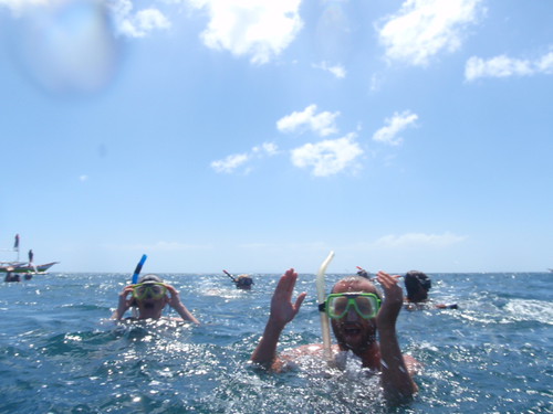 Swimming with whale sharks in the Philippines