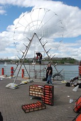Giant wheel set piece