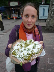 Sarah und Tostado in Mexiko City