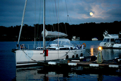 Moonlight boating