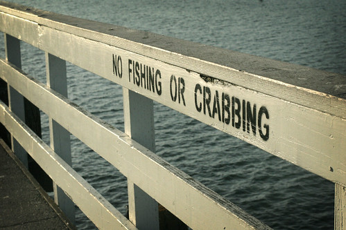 No crabbing!