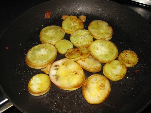 Cooking eggplants