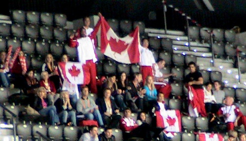 Team Canada Fans at the World Gymnastics Championships 