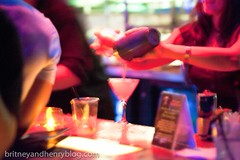 Making Ambrosia's specialty - Martinis Making Ambrosia's specialty - Martinis