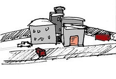 Early thumnail concept of a facility