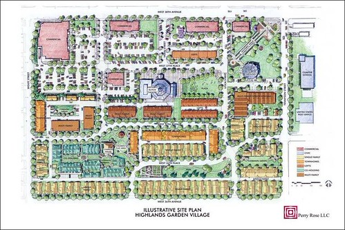site plan for HGV (courtesy of Perry Rose)