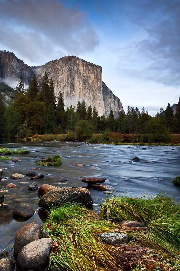 Evening light on El Capitan from Valley View, Yosemite National Park