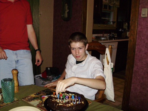 Notice it's not me with the cake.