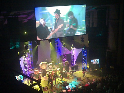 A photo of the Protomen playing at PAX Prime, 2010.
