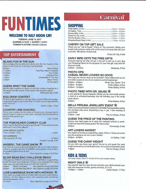 Carnival Ecstasy Fun Times Carnival Cruise Lines Cruise