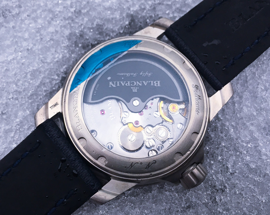 Hands-on with the blue dial Blancpain Fifty Fathoms Titanium - The