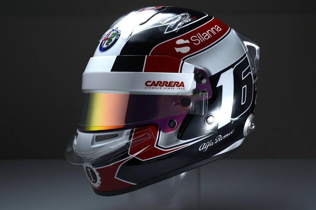 Charles Leclerc Sauber F1 2018 Half Scale Helmet Djbsteele