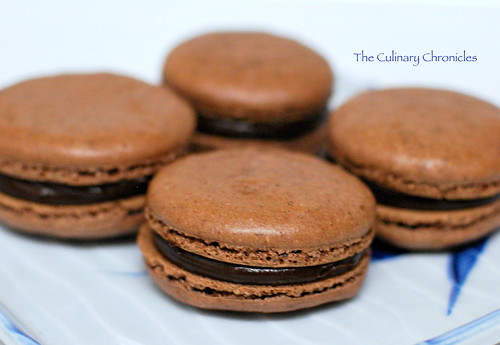 Chocolate Macaron with Chocolate Espresso Ganache