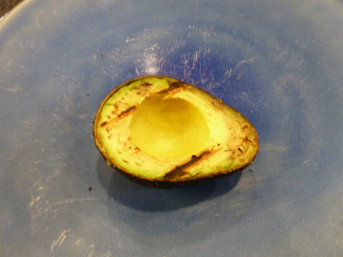 Grilled avocado