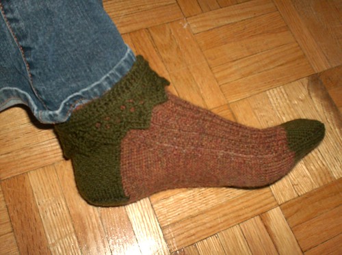 Garden Stroll Socks - Sock #1 Complete