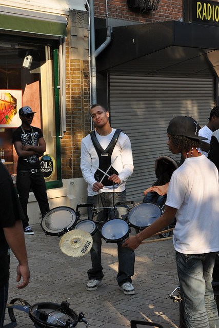 X marks the drummer