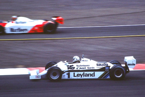 Alan Jones Williams Fw07c Passes John Watson Mclaren Mp4