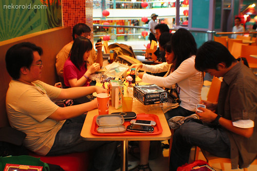 Another view at the gathering atmosphere