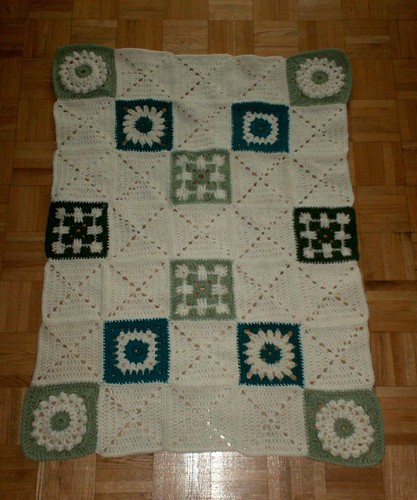 Sampler Baby Blanket - Sewing Complete