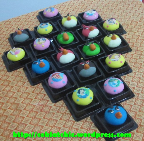 Minicupcake angry bird dan minicupcake princess