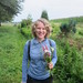 Tania and a bouquet