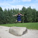 Flying in the center of Europe