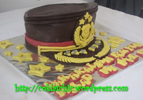 Cake Topi Polisi