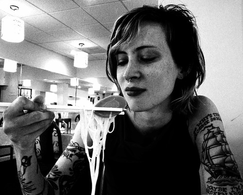 Jess with Noodles by artofmulata