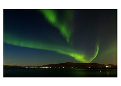 Aurora Borealis over Esja, Reykjavík