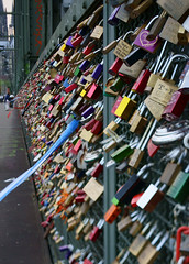 Liebes Schlösser / Love Locks Hohenzollernbrüc...