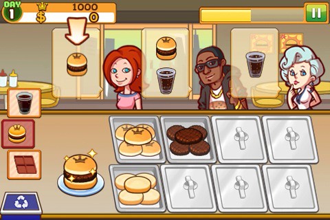 ハンバーガーショップで客をさばけ！「Burger Queen World」で切り盛り