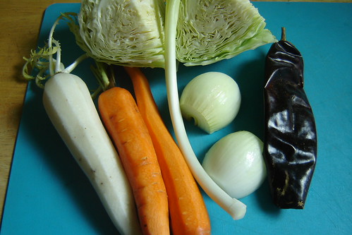 veggies for slaw