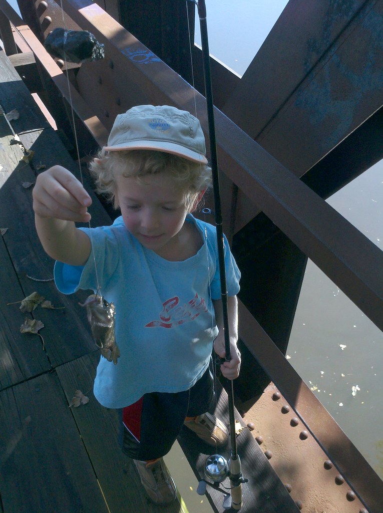 Reuben beholds his catch