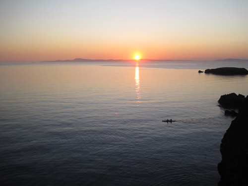 Sunset at Rosario Beach