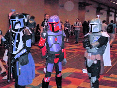Multiple versions of Boba Fett at GENCON 2011