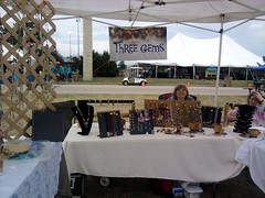 The Three Gems at their first craft fair
