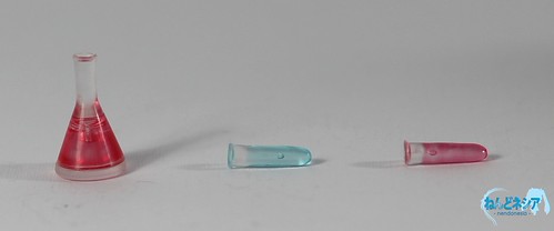 Flask and test tubes