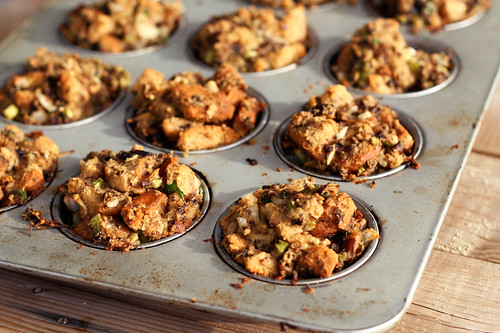Gluten-Free Mushroom Stuffing Muffins (Vegetarian)