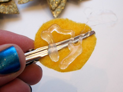 Glue the backing