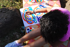 Art therapy in Heisa Island Aswan