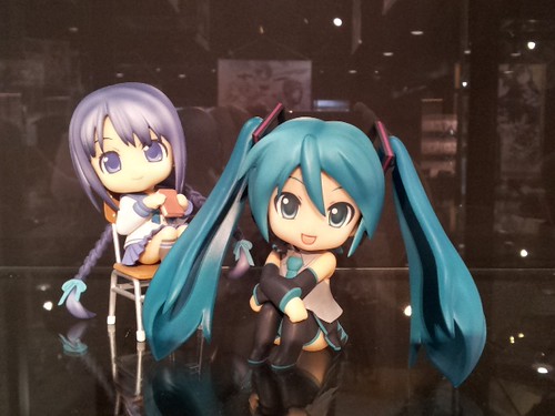 Tooko is sitting with Miku