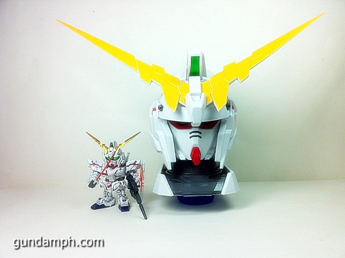 Banpresto Gundam Unicorn Head Display  Unboxing  Review (54)