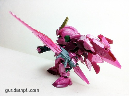 SD Gundam Online Capsule Fighter Trans Am 00 Raiser Rare Color Version Toy Figure Unboxing Review (67)